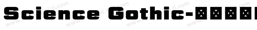 Science Gothic字体转换
